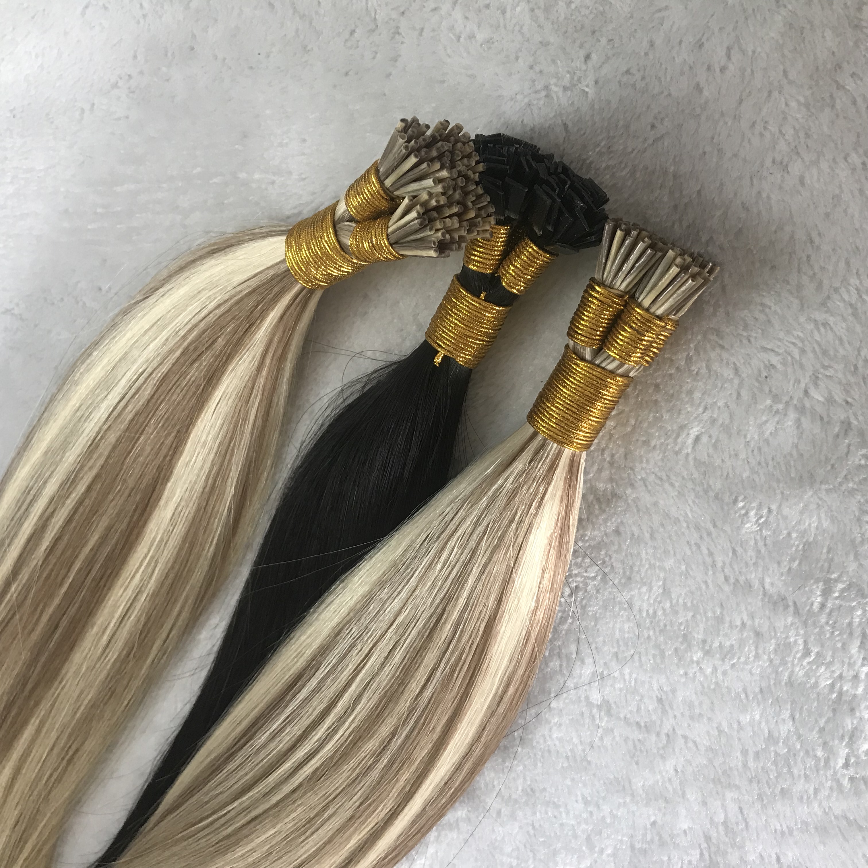 Customized piano color i tip hair extensions H130